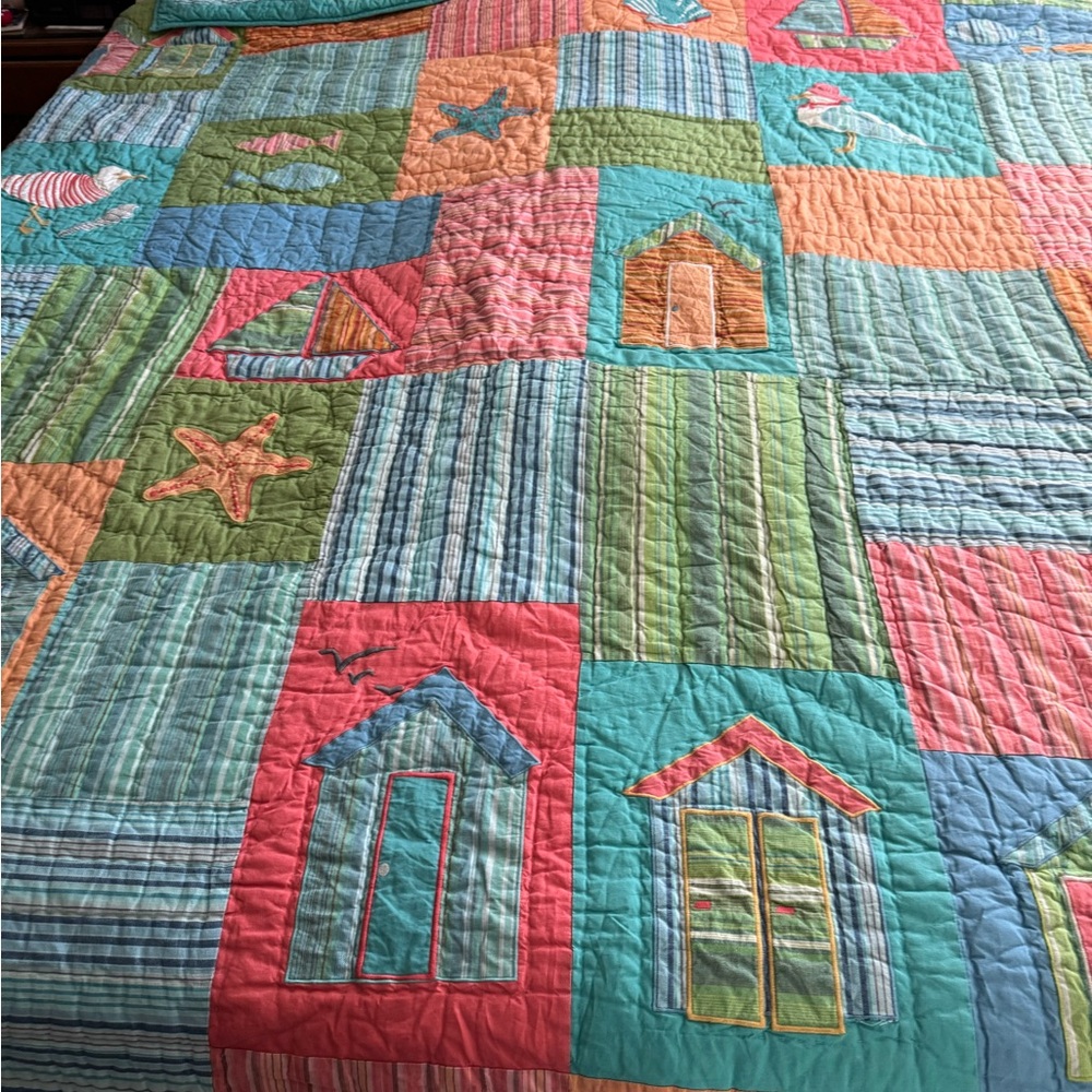 The Company Store Multicolor Beach House Quilt